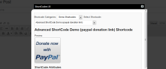 ShortCodes UI screenshot 5