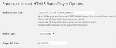 Shoutcast Icecast HTML5 Radio Player screenshot 2