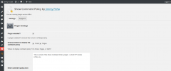Show Comment Policy screenshot 1