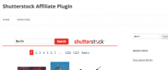 Shutterstock Affiliate Plugin screenshot 1