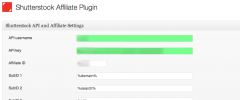 Shutterstock Affiliate Plugin screenshot 5