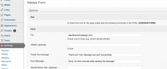 Sidebar Form screenshot 1