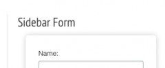 Sidebar Form screenshot 2