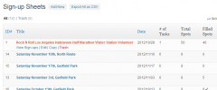 Sign-up Sheets screenshot 1