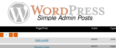 Simple Admin Posts screenshot 1