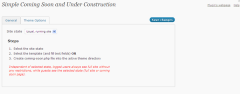 Simple "Coming soon" And "Under construction" screenshot 1