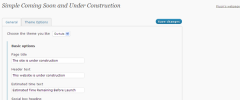 Simple "Coming soon" And "Under construction" screenshot 2