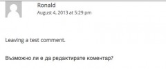 Simple Comment Editing screenshot 1