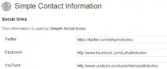 Simple Contact Info screenshot 1
