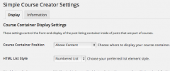 Simple Course Creator screenshot 1