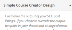 Simple Course Creator Customizer screenshot 1