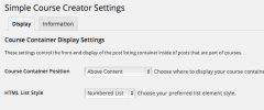 Simple Course Creator Post Meta screenshot 1