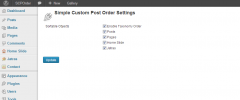Simple Custom Post Order screenshot 2