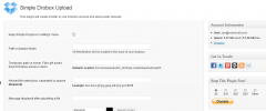 Simple Dropbox Upload screenshot 1