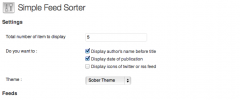 Simple Feed Sorter screenshot 1