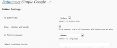 Simple Google +1 Button screenshot 2