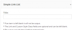 Simple Link List Widget screenshot 2