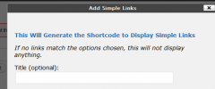 Simple Links screenshot 2