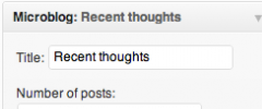 Simple microblogging screenshot 2