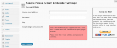 Simple Picasa Album Embedder screenshot 2