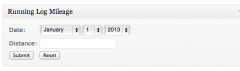 Simple Running Log screenshot 2