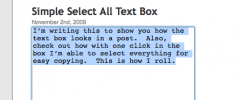 Simple Select All Text Box screenshot 1