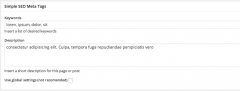 Simple SEO Pack screenshot 1