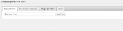 Simple Signup Form screenshot 1