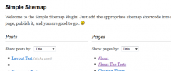 Simple Sitemap screenshot 4