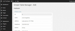 Simple Table Manager screenshot 2