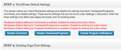 Simple Trackback Disabler screenshot 1