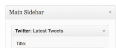 Simple Twitter Widget screenshot 1