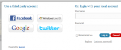 SimpleModal Janrain Engage screenshot 1