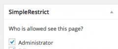 SimpleRestrict screenshot 1
