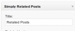 Simply Related Posts screenshot 1