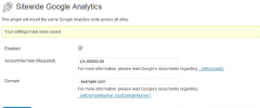 Sitewide Google Analytics screenshot 1