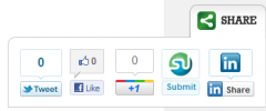 Slick Social Share Buttons screenshot 3
