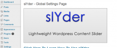 slYder - Lightweight Wordpress Slider screenshot 1