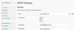 SMTP screenshot 1