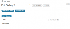 SmugMug for Wordpress screenshot 3