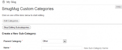 SmugMug for Wordpress screenshot 6