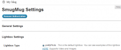 SmugMug for Wordpress screenshot 8