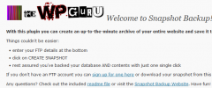 Snapshot Backup screenshot 1