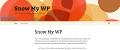 Snow My WP screenshot 2
