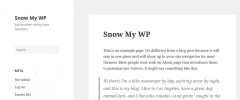 Snow My WP screenshot 4