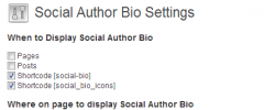 Social Author Bio screenshot 2