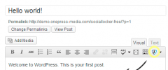 OnePress Social Locker screenshot 1