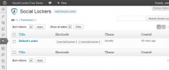 OnePress Social Locker screenshot 4