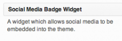 Social Media Badge Widget screenshot 5