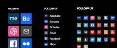Social Icons Widget screenshot 1